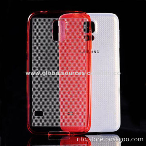 New Grid Design TPU Cellphone Case for Samsung Galaxy S5